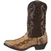 Bottes hommes talons hauts printemps et automne brodé serpent imprimé Western Cowboy bout pointu mâle chevalier chaussures 220926