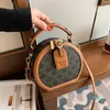 2022 New Fashion Evening Bags 60% 할인 트렌디 가방 2022 새로운 디자이너 핸드백 라운드 인쇄 경사면 크로스 가방 여성용 휴대용 최고 품질