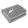 Soft Plush Electric Blankets Knee Pad 110V Warm Heated Blanket Bed Throw Heating Blankets For Winter