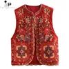 Women's Vests Vintage autumn Floral Embroidery Sequins Velvet women vest Fashion sleeveless cardigan Ladies Outerwear Casual Waistcoat 220928