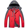 Winter Men Outdoor Jacket Waterproof Warm Coats Male Casual Thicken Velvet Jacket Plus Size Mens Outwear Mountaineering Overcoat