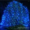 Stringhe LED Net Mesh String Light 6x4M Sfondo TV Decora il giardino Fata Albero di Natale Ghirlanda Festival Lampada per le vacanze