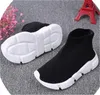 New fashion Luxury kids Athletic shoes Designer children baby running sneakers boots toddler boy and girls Wool knitted Outdoor socks shoes