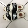 sandali peluche Slide chlee Pantofole stivali riscaldati Womens Australia Beach Slipper Shoes Designer Canvas White Black Sail Woody Mules foam runner