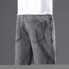 Męskie dżinsy Summer Classic Fashion Smoky Grey Etrapt Laria rozmiar luźne szerokie nogi High talia swobodne spodnie męskie marka Slim Pants 220927