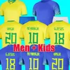 22 23 Wereldbeker voetbalkerse camiseta de futbol Paqueta Braziliës neres coutinho voetbal shirt Jezus Marcelo Pele Casemiro Brasil Maillots National Team