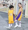 Fans Tops Tees Child 8 24 23 Jersey 2 -delige set basketbal Top Shirt Jerseys Pak Kit Jeugdbasketballen Jerseyes uniformen