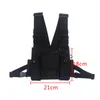 Giacche da caccia Gilet tattico FX Nylon Military Chest Rig Pack Pouch Holster Harness Walkie Talkie Radio Waist Two Way