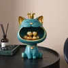 Decorative Objects Figurines Home Decor 3D Cat Statue Sculpture Table Decoration Miniature Figurine Sundries Living Room Desk Decorations 220928