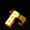 Dekorative Objekte Figuren reiner Kupfer Imitation Gold Bar Fake Igot Messing Solid Props Bullion Decor Home E 220928