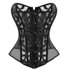 Bustiers Corsets Mulheres XS-6XL Ultra-Filpin Strethable Stretch Mesh Corset Ladies Hollow Ladies Sexy abdomen sling Bra Shapewear