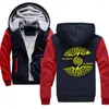 Heren Hoodies Heren sweatshirts cartoon zoals boven bomen dus onder interessante 2022 Winter warme dikke dikke wol Harajuku heren hoodie