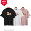 T-shirts pour hommes T-shirts d'ange T-shirt imprimé ours en peluche décapité à la mode pour hommes et femmes en vrac lettre à manches courtes Mrs59