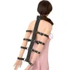 Sex Appeal Massager Bdsm Bondage Toys Slave Fetish Leather Restraint Collar Gear Tools for Couple