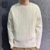 سترات الرجال للرجال متماسكة سترة الرجال الخريف شتاء قمم الرجال ملابس غير رسمية من طاقم Crewneck مكتنزة كارديجان الرجال pullover sweaer القمصان 220928