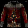 Felpe con cappuccio da uomo Anubis Felpa con cappuccio stampata all over 3D antico egiziano per uomo e donna Pullover streetwear Casual divertente A-510