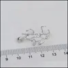 Mücevher Ayarları DIY Barok İnci Kolye Ayarları 925 Sterling Sier Kolye Hayvan Kadınlar için Moda Takı Zincir Drop Deliv DHVL5