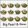 Pearl 100% naturalne ostrygi perłowe 8-9 mm okrągłe duże w ostrygi z Colouf Pearls DIY Jewelry za pomocą próżniowej 8 szt./Partię Del dhuqg