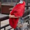 女性の毛皮のフェイクブライダルショールウェディングケープクロークコートイブニングパーティーのためのソリッドカラーウォームスカーフ220928