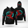 Hoods Hoodies Viking Tattoo Limited Edition 3d Full-geprinte unisex hoodie mannen sweatshirt streetwear zip pullover casual jas tracksuit-220