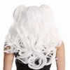 Perruque Pour Femme Cosplay 2 Pigtails Long Gothique Lolita Japon Blanc Wig Wig