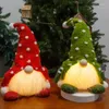 Decorazioni natalizie Ornamenti per bambole senza volto luminosi Grande nano grasso illuminato Rudolph Decor Ornament Dropship