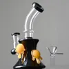 Colorido Cheech Glass Hookah Bong Concentrado Plataformas de Petróleo com Chuveiro Difundido Perc Bubber Tubulação de Água com Articulação de 14 mm