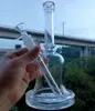 8 inch Clear Glass Water Bong Hookahs Oil Dab Rigs Smoking Pipes Shisha with Accessories