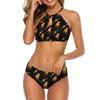 Dames badkleding Jack Russell Terrier Bikini Swimsuit Hollow Out Chic Bath Teenager Hele verkoop Twee -delige badpak