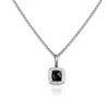 Pendant Petite Necklace Dy Vintage Necklaces Designer Jewelry Designers Luxury Pendants Men Women Chain Elegance CZ Onyx Popular Black Charm