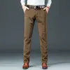 Mäns jeans 202 Autumn and Winter Business JeanStraight Corduroy Pants Breattable High Quality Multicolor Casual 220927