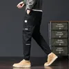 Men's Jeans Elastic Waist All match Casual Pants Classic Loose Straight Leg Autumn Winter Male Brand Denim Sweatpants 220927