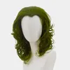 Popular Movie Clown Joker Arthur Fleck Mixed Green Short Curly Cos Anime Wig