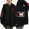 Sweats à capuche pour hommes Sweats Automne Hiver Zip Manteau À Capuche Mode Sweat Harajuku Anime Berserk Cool Loog Manches Hommes Femmes Vestes Vêtements Harajuku Puck 220928