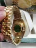 Z oryginalnym pudełkiem wysokiej jakości luksusowe zegarki modowe najwyższej jakości 18K żółte złote diamentowe ramki 18038 Automatyczne męskie zegarek na rękę 2024