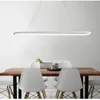 Lampes suspendues nordique concis ovale Loft LED lustre moderne mode bureau lumière chaud Diner Bar Suspension luminaires