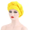 2022 Gele de mariage nig￩rian africain fait ￠ la main Gele de mariage africain Turban Cap Head Wrap Knot Bonnet Bonnet Turban pour les femmes