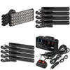 Auto 4 X 12 LED Strobe Light Luci di emergenza 12V Universal Surface Mount Auto lampeggiante per auto Camion Moto Lightbar