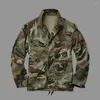 Vestes pour hommes Camouflage Veste Homme Militaire Armée Style Coton Tops Manteau Lâche Baggy Casual Hommes Outwear Vêtements