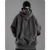 Sweats à capuche pour hommes Sweats Automne hiver Sweat à capuche col haut lâche confortable Vêtements pour hommes Harajuku Hiphop streetwear Sweat à capuche oversize en molleton 220928