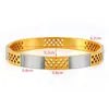 Bracelet Punk chaîne en métal creux pour hommes, Bracelets de bras en acier inoxydable, bijoux cadeau ami Couple Pulseiras