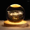 Night Lights USB Powered LED Light 3D Moon Galaxy Table Lamp For Bedside Home Decorations Christmas Brithday Party Children's Gift