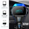 30W CAR Wireless Charger حامل لـ iPhone 11 12 Pro Max Charging Fast Charge Charger Charger
