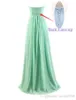 Kvinnors älskling Chiffon Country Bridesmaid Långt under 50 Maid of Honor Backless Beach Custom Made Plus Size So-up Back Dresses Party Formal Evening Gown