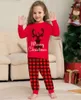 Aile Eşleşen Kıyafetler Noel Pijamalar Aile Eşleşen Kıyafetler Baba Anne Çocuklar Bebek Noel Pleavwear Anne ve Kız Aile Noel Pijamaları 220928