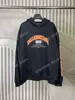 xinxinbuy Herren Designer Kapuzenpullover Sweatshirt PARIS DESTROYED Buchstabendruck Palme Baumwolle Damen Schwarz Aprikose XS-L