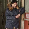 Mens Jackets MGP winter standard jacket classic n3b parka for extreme cold weather waterproof removable faux fur around Hood 220928