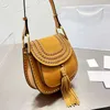 Akşam Çantaları Crossbody Çanta Kadın Omuz Çantaları Püskül Çantalar Suni Süet Çanta Çanta Flip Orta Boy Moda Çantalar Yüksek Kalite Removablm