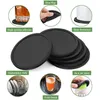 Silicone Coasters Colorful Heat Resistant Tea Cup Mat Round Thickened Non-slip Thermal Pad 9.8cm/10cm