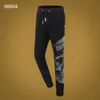 pp fashion pants mens designer slim fit casual rhinestone skulls print streetwear mxxxl p66604